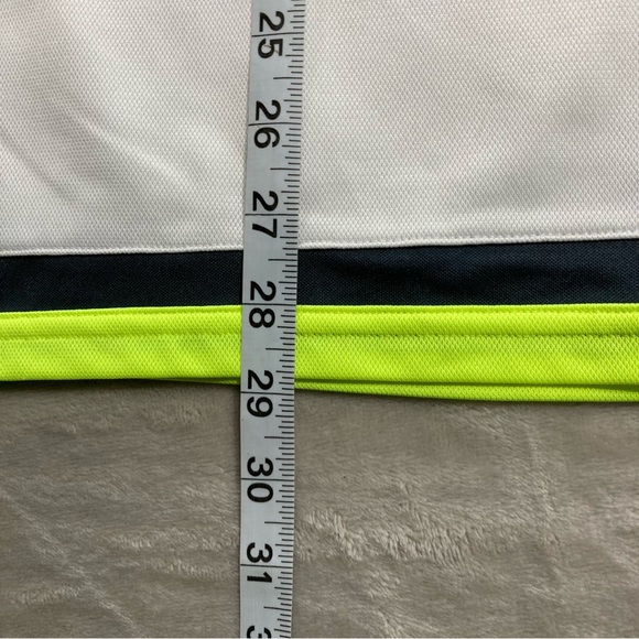 2015/16 Real Madrid Training Jersey Football Polo Shirt White Adidas Sz L S88942 - Picture 9 of 10